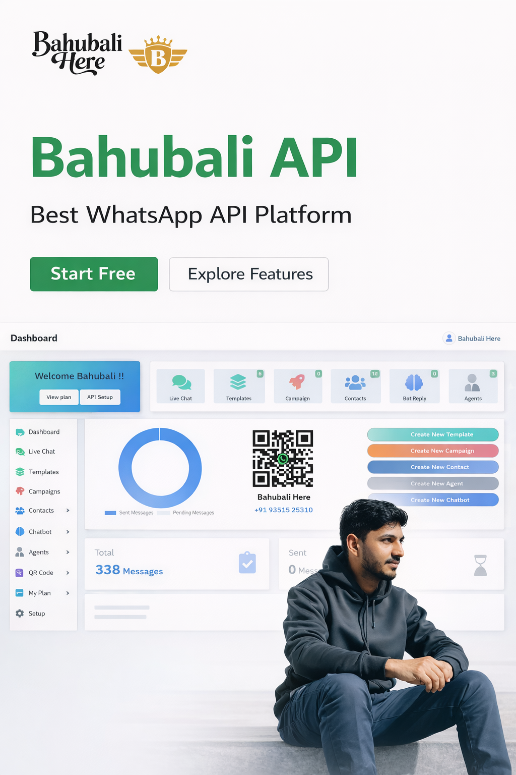 Bahubali WhatsApp API